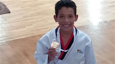 ياسين حسن يحصل على فضية بطولة الجمهورية للتايكوندو