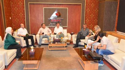 وفد شركة الإنتاج الأمريكية Lionsgate يزور مدينة الإنتاج الإعلامي