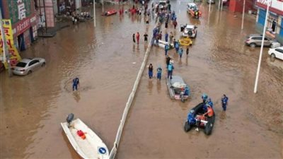 ارتفاع حصيلة ضحايا الفيضانات شمالي الصين إلى 30 قتيلا