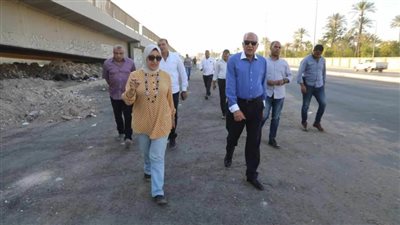 محافظ الجيزة يتفقد أعمال التطوير بعدد من قطاعات محور المنصورية 