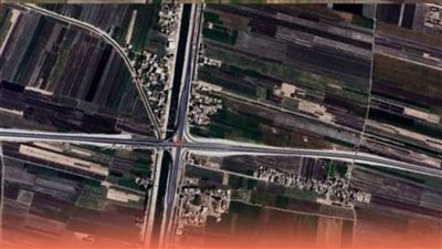 عاجل.. محور الشهيد باسم فكري كما أظهرته الأقمار الصناعية