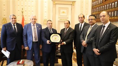 عبد اللطيف يستقبل رئيس وأعضاء مجلس إدارة نادي قضاة طنطا ونقيب المحامين لتقديم التهنئة 