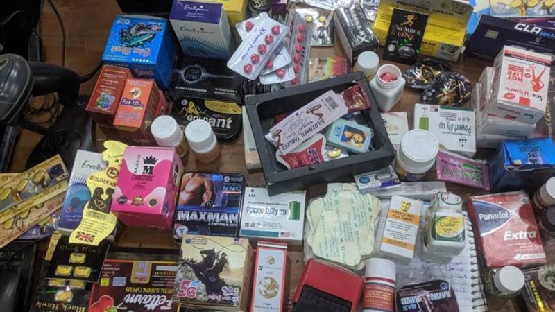 جانب من مضبوطات الدواء