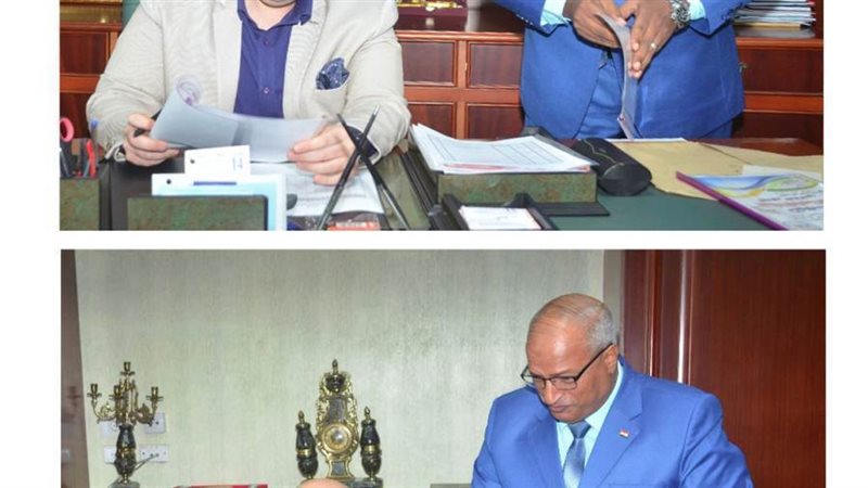 محافظ بنى سويف يعتمد