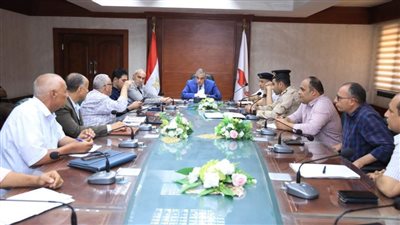 محافظ سوهاج يعقد اجتماعا لمناقشة الموقف التنفيذي وآخر المستجدات الخاصة بمحور 