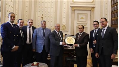 رئيس مجلس القضاء الأعلى يستقبل رئيس وأعضاء مجلس إدارة نادي قضاة الزقازيق