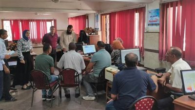 رفع كفاءة العاملين على منظومة المراكز التكنولوجية بالبحيرة