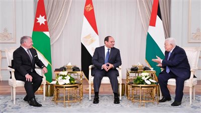 عاجل| مصر والأردن وفلسطين يؤكدون أهمية استمرار المجتمع الدولي في دعم 