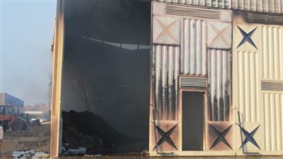 النيابة الإدارية: تشكيل لجنة فنية لفحص موقع حريق مخزن الأغذية المحترق في الخانكة