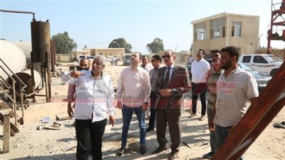 محافظ كفر الشيخ يتفقد موقع محطة الرصف الجديدة المطورة  