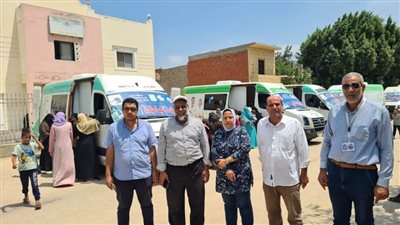 فحص 1588 مواطنًا فى قافلة طبية بقرية عبد السلام عارف بالبحيرة