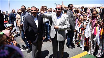 ”المصريين“: استقبال أهالي مطروح للسيسي يعكس تقدير الجماهير للطفرة التنموية التي تشهدها المحافظة
