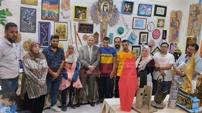 وكيل تعليم كفر الشيخ يشيد بورش العمل المقامة بمركز الإبداع والابتكار والموهوبين