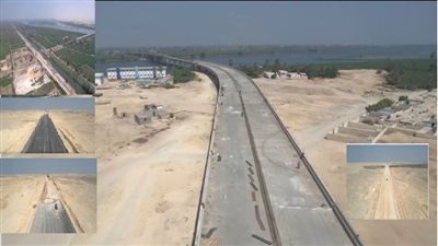 عاجل| بالتصوير الجوي.. شاهد| أهم شرايين التنمية في صعيد مصر