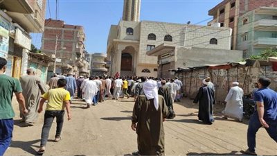 تشييع جثماني شقيقين لقيا مصرعهما غرقا بالشرقية
