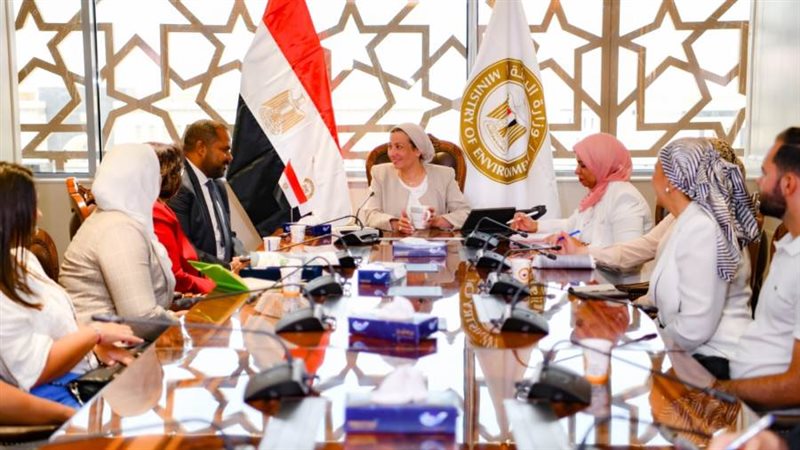 خلال اجتماع وزيرة