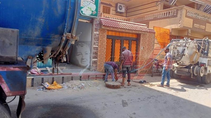 تطهير خطوط الصرف