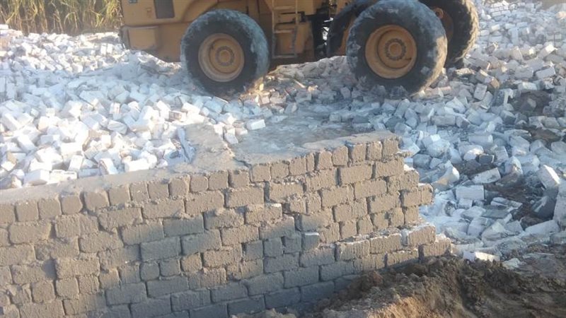 إزالة 24 حالة تعد