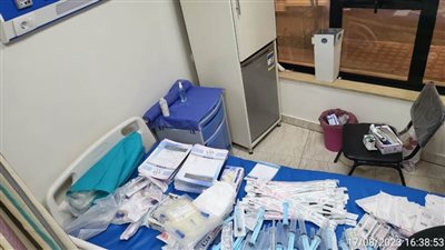 ضبط مركز طبي لإيهامه المرضى بالعلاج عن طريق الحَقن بالأكسجين النشط بدمنهور