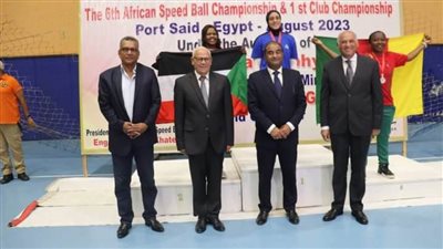 مصر تفوز بالبطولة الإفريقية لكرة السرعة للمنتخبات 