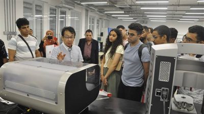 أوائل الثانوية العامة في ضيافة الجامعة المصرية اليابانية