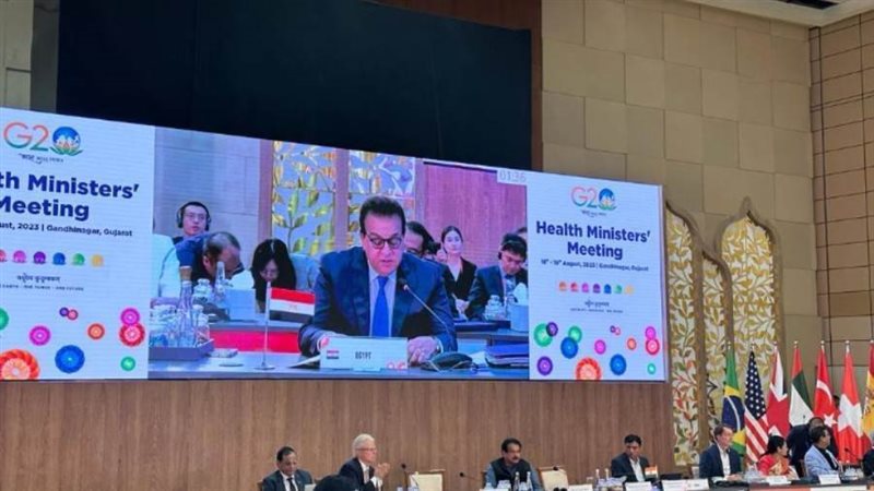 خلال كلمة وزير الصحة