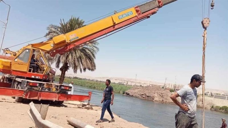 تجديد كوبري تل العمارنة