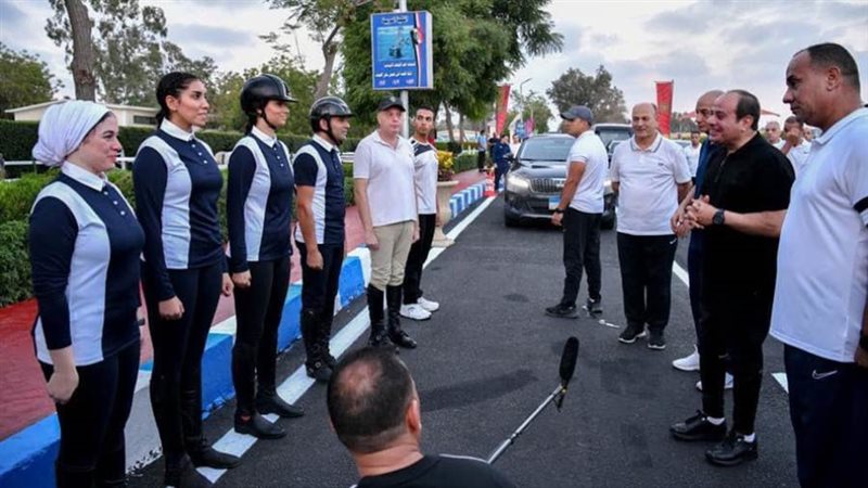 السيسي خلال لقائه