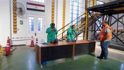 استمرار فعاليات مسابقة تنمية مهارات السلامة والصحة المهنية وتامين بيئة العمل بمياه الشرب بسوهاج