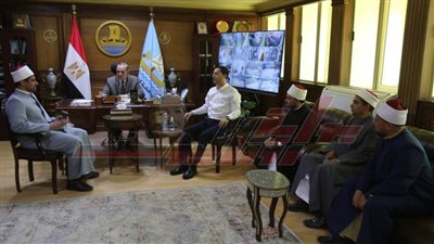 محافظ كفر الشيخ يشيد بقافلة مجمع البحوث الإسلامية موجها بتيسير عمل القافلة والاستفادة من علمائها