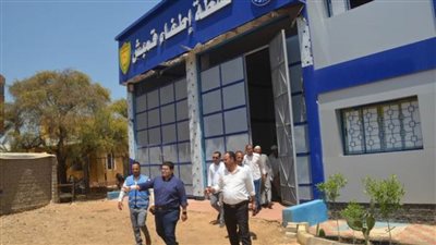 نائب محافظ بني سويف يتفقد مشروعات حياة كريمة بمجلس قروي قمبش