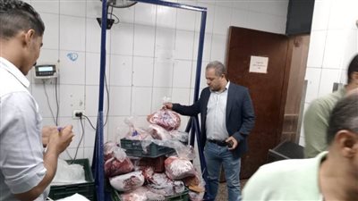 تحرير 96 مخالفة تموينية وضبط 213 كيلو من اللحوم منتهية الصلاحية بالمنيا
