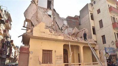 انهيار منزل من 3 طوابق بدون حدوث خسائر في سوهاج