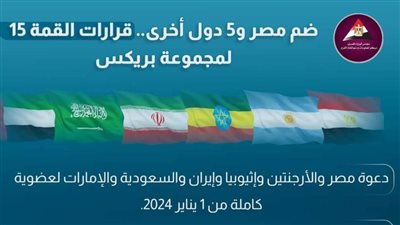 عاجل.. بالانفوجراف نرصد أهم قرارات قمة دول بريكس بجنوب أفريقيا