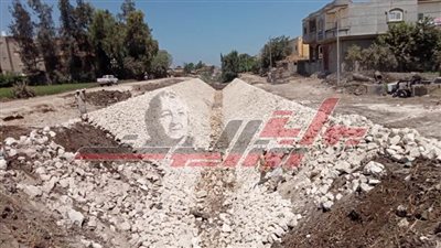 إزالة التعديات والاشغالات وتبطين الترع ورفع كفاءة الإنارة بكفر الشيخ