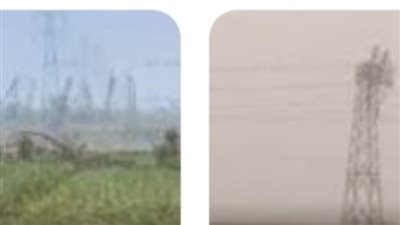  سقوط 16 برجًا وعمود إنارة بقرى الداخلة وصوب زراعية بالخارجة