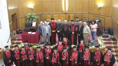 الاحتفال بتخريج دفعة جديدة من حملة الماجستير والدكتوراه بكلية اللاهوت الإنجيلية بالمنيا