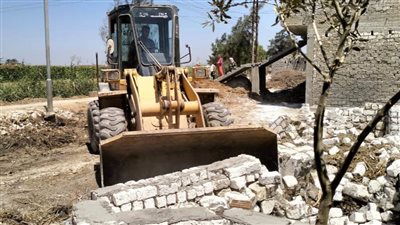 إزالة 37 حالة تعدٍ على الأراضي الزراعية وأملاك الدولة بالبحيرة