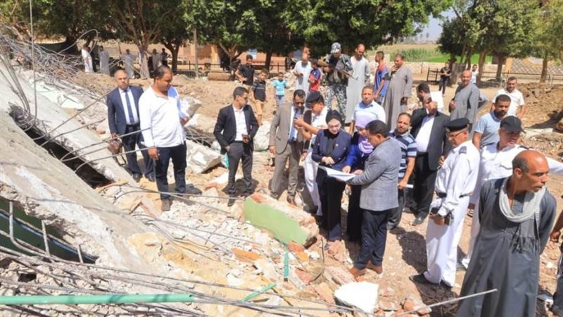 انهيار منزل بسوهاج