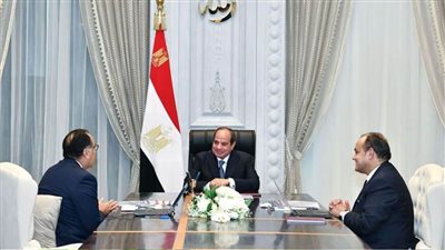 عاجل| الرئيس عبد الفتاح السيسي يجتمع برئيس مجلس الوزراء ووزير التجارة والصناعة