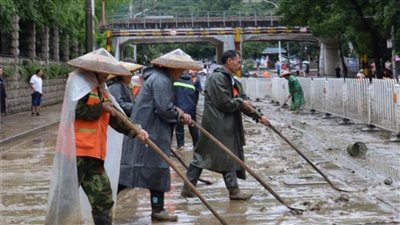 إجلاء 3 آلاف شخص فى مقاطعة هونان شمال غرب الصين بسبب الأمطار الغزيرة