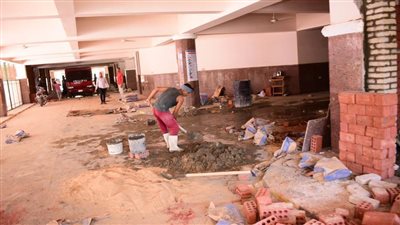 رئيس جامعة سوهاج يتابع أعمال إنشاء وتجهيز مقر مركز خدمة الطلاب ذوي الإعاقة بالمقر الجديد