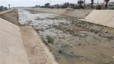 بحيرات تجميع بمخر سيل سنور ببني سويف استعدادًا لموسم الأمطار