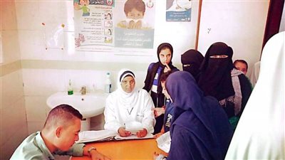 خدمات طبية مجانية لقافلة سكانية بقرية المؤسسة القديمة بالبحيرة