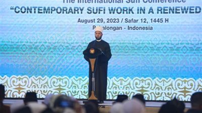 الأزهري يلقي كلمة رئيسية في الجلسة الافتتاحية للمؤتمر الصوفي العالمي