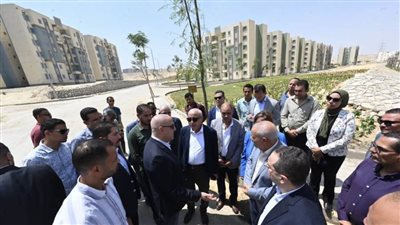 جولة تفقدية لوزير الإسكان بمواقع وحدات 