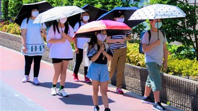 اليابان: دخول أكثر من 7000 شخص المستشفى بسبب ضربات الشمس خلال أسبوع