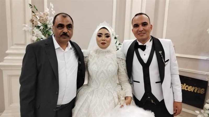 العروسين شيماء ووليد