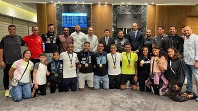 منتخب الخماسي الحديث يعود من إنجلترا بعد إنجاز بطولة العالم