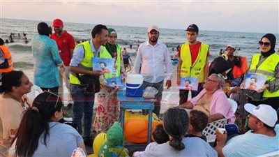حملات للتوعية من أخطار وأضرار المخدرات على شواطئ مصيف بلطيم